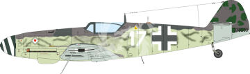 Bf 109K-4 - Eduard 70166 skala 1/72 