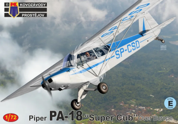 Piper PA-18 „Super Cub“ Over Europe - Kovozávody Prostějov KPM0536 skala 1/72