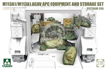 Przedsprzedaż - M113A1/M113A1 ACAV APC EQUIPMENT AND STORAGE SET VIETNAM ERA - Takom 2217 skala 1:35