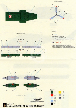 Mi-24 Hind Husarz - Vinci 35001 skala 1/35