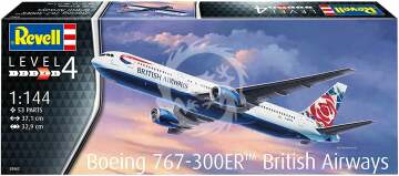 Boeing 767-300ER British Airways Chelsea Rose Revell 03862 skala 1/144