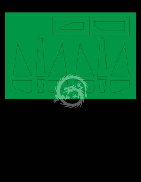 AM019 Colonial Viper - MASKI - TOS Green Strawberry scale 1/32 Battlestar Galactica