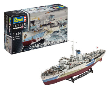 Model plastikowy Flower Class Corvette HMCS Snowberry Revell 05132 skala 1/144