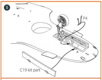 Zestaw akcesorii TB.2 PE parts ACCESSORIES Clear Prop CPA48019 skala 1/48