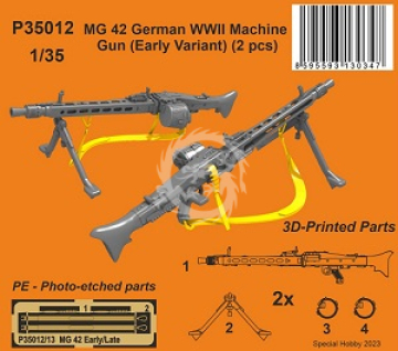 NA ZAMÓWIENIE - MG 42 German WWII Machine Gun (Early Variant) CMK P35012 skala 1/35 