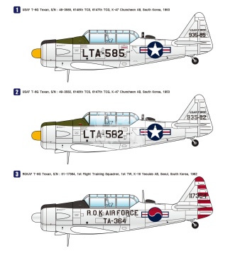 LT-6G Texan 'Korean War' Wolfpack WP17211 skala 1/72