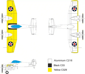 Grumman XF5F-1 Skyrocket -  Metallic Details MDR14456 skala 1/144