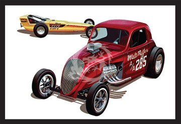 Double Dragster Kit AMT -  AMT1380 skala 1/25