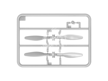 Republic P-47M Thunderbolt - DORSAL FIN - BASIC KIT - Mini Art 48060 skala 1/48 