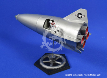 Men into Space (1959-1960) Rocketship Type 1 żywica Fantastic Plastic skala 1/48