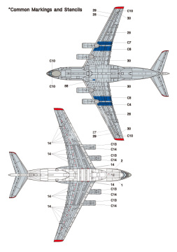 Zestaw kalkomanii Ilyushin Il-76 Part.1 - Russian Air Force Il-76MD (for Zvezda 1/144), Wolfpack WD14402 skala 1/144
