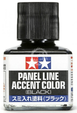 Wash Panel Line kolor czarny - Tamiya 87131 pojemność 40ml
