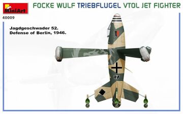 Focke-Wulf Triebflügel VTOL Jet Fighter MiniArt 40009 skala 1/35