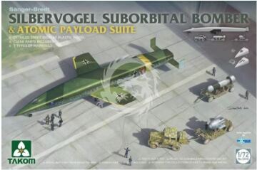 Sänger-Bredt Silbervogel Suborbital Bomber & Atomic Payload Suite Takom 5018 1/72