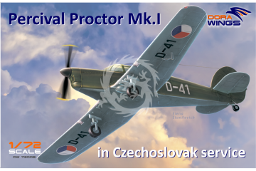 Percival Proctor Mk.I in Czechoslovak service Dora Wings DW72003 skala 1/72