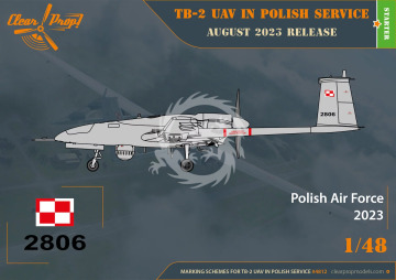 TB.2 UAV in Polish service - Clear Prop! CP4812 skala 1/48