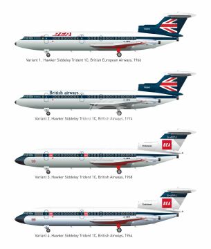 HS-121 Trident 1C - X-scale  X144003 skala 1/144