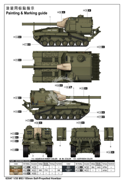 PREORDER - M53 155mm Self-Propelled Howitzer I LOVE KIT 63547 skala 1/35