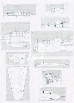 Clear-Vax canopies Luftwaffe part 3 Set.No 35