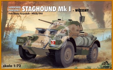Staghound Mk I Pułk Ułanów Karpackich-Włochy 1944 - RPM 72308 skala 1/72