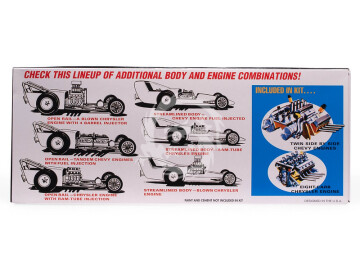 Double Dragster Kit AMT -  AMT1380 skala 1/25