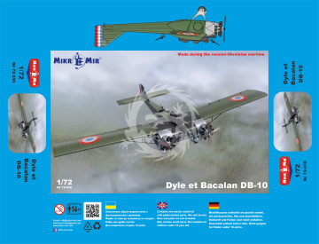 Dyle et Bacalan DB-10 - MikroMir  72-030 skala 1/72