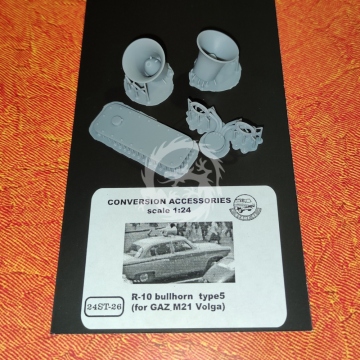 R-10 bullhorn  type5 (for GAZ M21 Volga) - Start 43 ST-26 skala 1/24