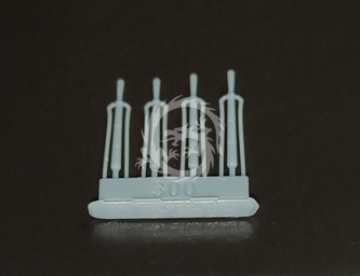 Side mirror  (for GAZ M21)   4pcs - Start 43 St54 skala 1/24