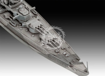 Starter Kit Battleship Gneisenau - Revell 75181 skala 1/1200
