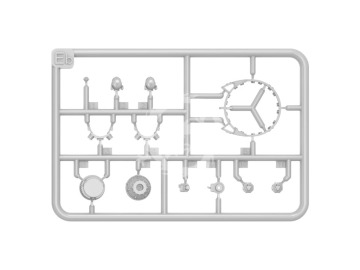 Republic P-47M Thunderbolt - DORSAL FIN - BASIC KIT - Mini Art 48060 skala 1/48 