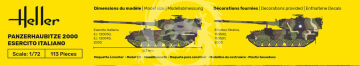  STARTER KIT Panzerhaubitze 2000 (PzH 2000) - Esercito Italiano - Heller 35805 skala 1/72