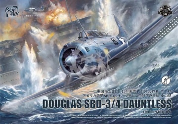 Przedsprzedaż - DOUGLAS SBD-3/4 DAUNTLESS FULL INTERIOR - Border model BG-003 skala 1:35