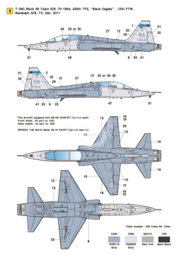 Zestaw kalkomanii T-38C Talon 