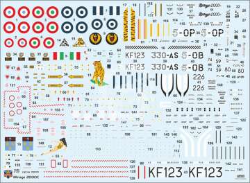 Model plastikowy Mirage 2000C multirole jet fighter, ModelSvit, MSVIT 72063, skala 1/72