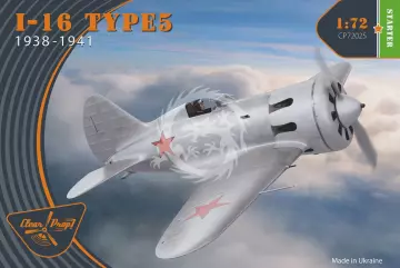  I-16 Type 5 (1938-1941) CP72025 Clear Prop 1/72