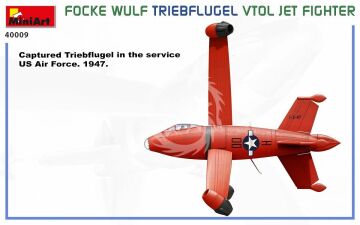 Focke-Wulf Triebflügel VTOL Jet Fighter MiniArt 40009 skala 1/35