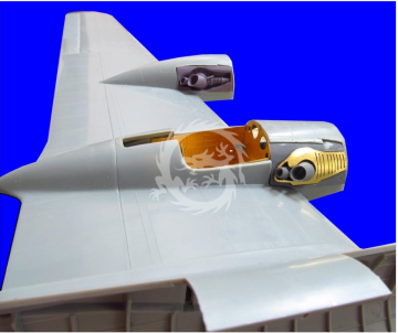 Detailing set for aircraft model B-29. Engine cars -Revell  MD4805 skala 1/48