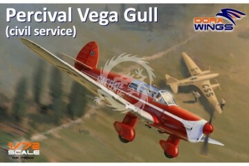 Percival Vega Gull civil service Dora Wings DW72002 skala 1/72