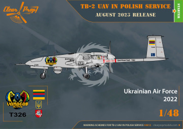 TB.2 UAV in Polish service - Clear Prop! CP4812 skala 1/48