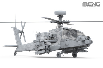 PREORDER - AH-64D Saraf Heavy Attack Helicopter (Israeli Air Force) Special Edition MENG-Model  QS-005s skala 1/35