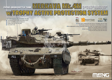 Israel Main Battle Tank Merkava Mk.4M w/ TROPHY Active Protection System - Meng TS-036 skala 1/35