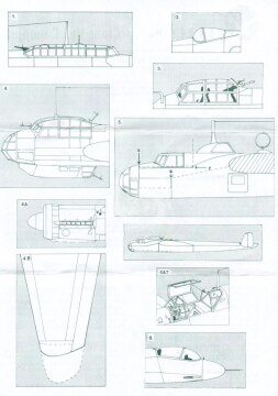 Clear-Vax canopies Luftwaffe part 3 Set.No 35