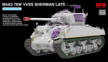 PRZEDSPRZEDAŻ - M4A3 Sherman 76W VVSS Late Standard Version - Rye Field Model RFM5132 skala 1/35