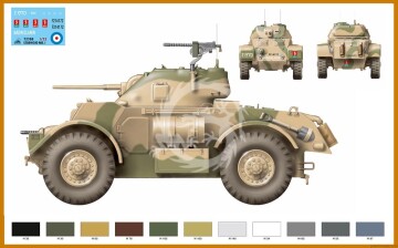Staghound Mk I Pułk Ułanów Karpackich-Włochy 1944 - RPM 72308 skala 1/72