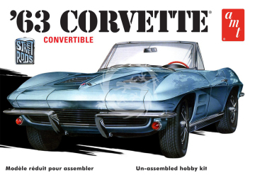 '63 Corvette Convertible AMT -  AMT1335 skala 1/25