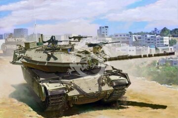 Magach 6B Gal Batash Israel Main Battle Tank - Meng Model TS-040 skala 1/35