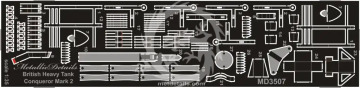 Detailing set Conqueror Mark 2 - Metallic Details MD3507 skala 1/35