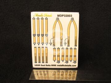 NA ZAMÓWIENIE - USSR seat belts WWII - Metallic Details MDP32003 skala 1/32