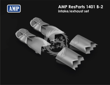 NA ZAMÓWIENIE - B-2 intake/exhaust set -  AMP ResParts 1401 skala 1/144