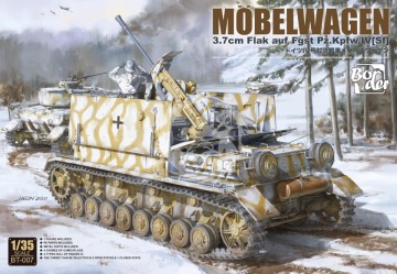 Möbelwagen 3.7cm Flak auf Fgst. Pz.Kpfw. IV (Sf) - Border Model BT-007 skala 1/35